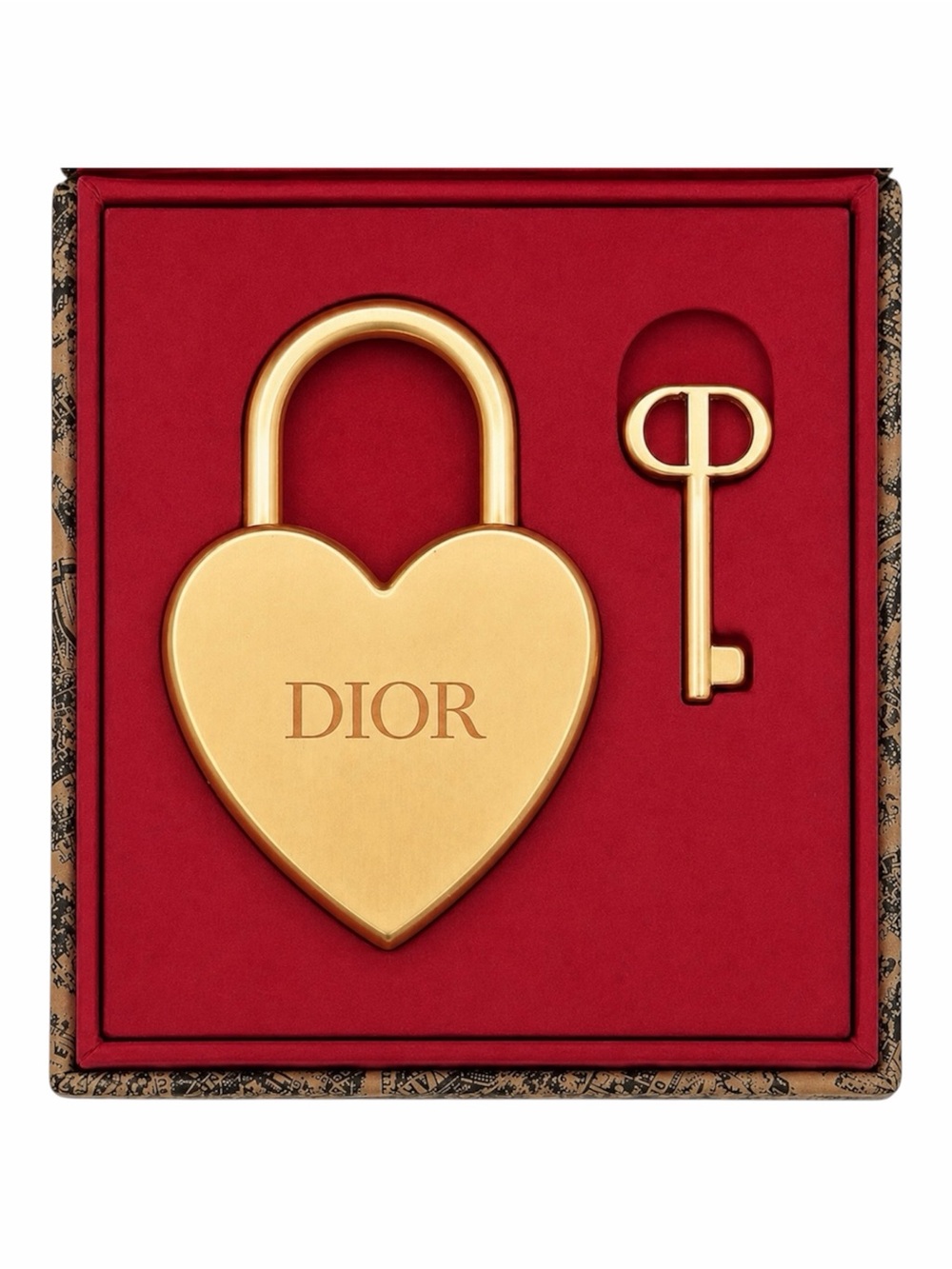 DIOR HEART LOCK AND KEY - BNIB (PLASTIC STICKER STILL ON)